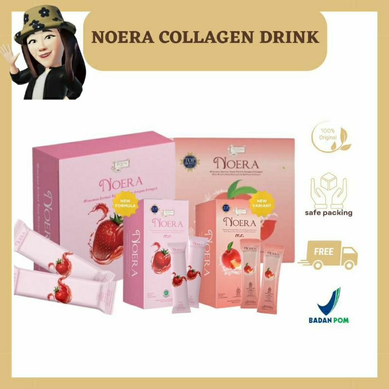 NOERA COLLAGEN DRINK (1 BOX) STRAWBERRY PEACH