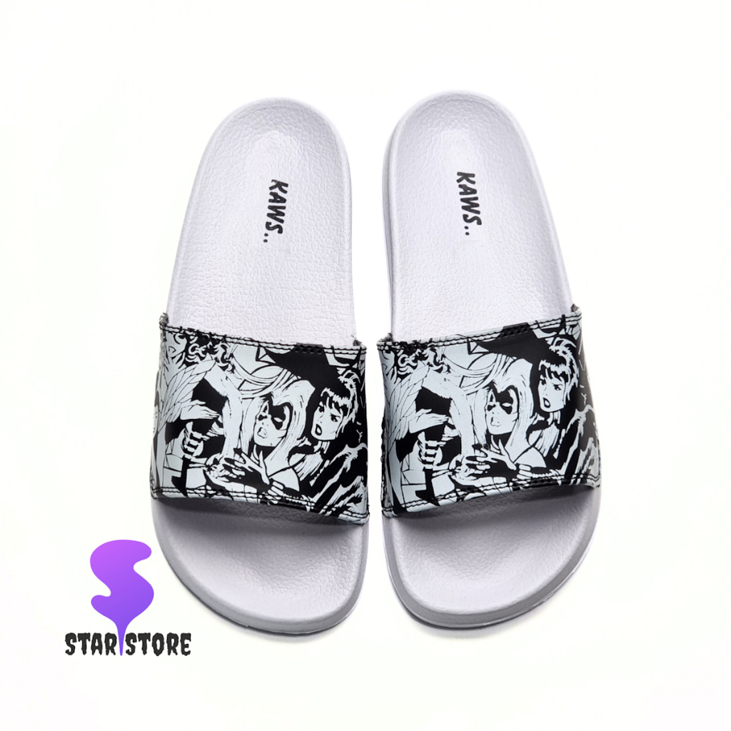 Sandal slop Marvel sendal slop pria sendal slop karet Original sendal slop wanita