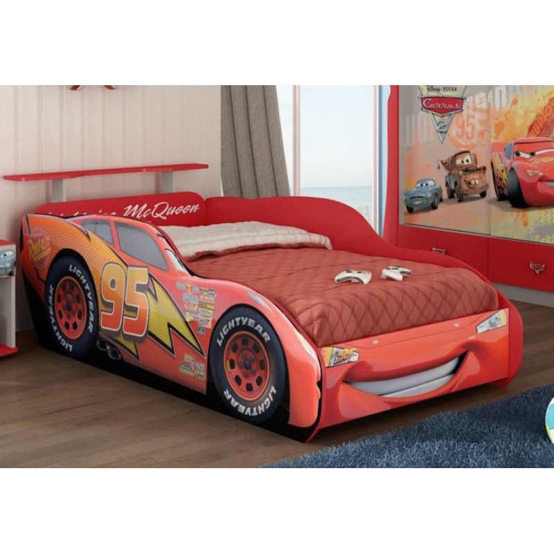 tempat tidur anak karakter mobil / ranjang anak / kasur anak