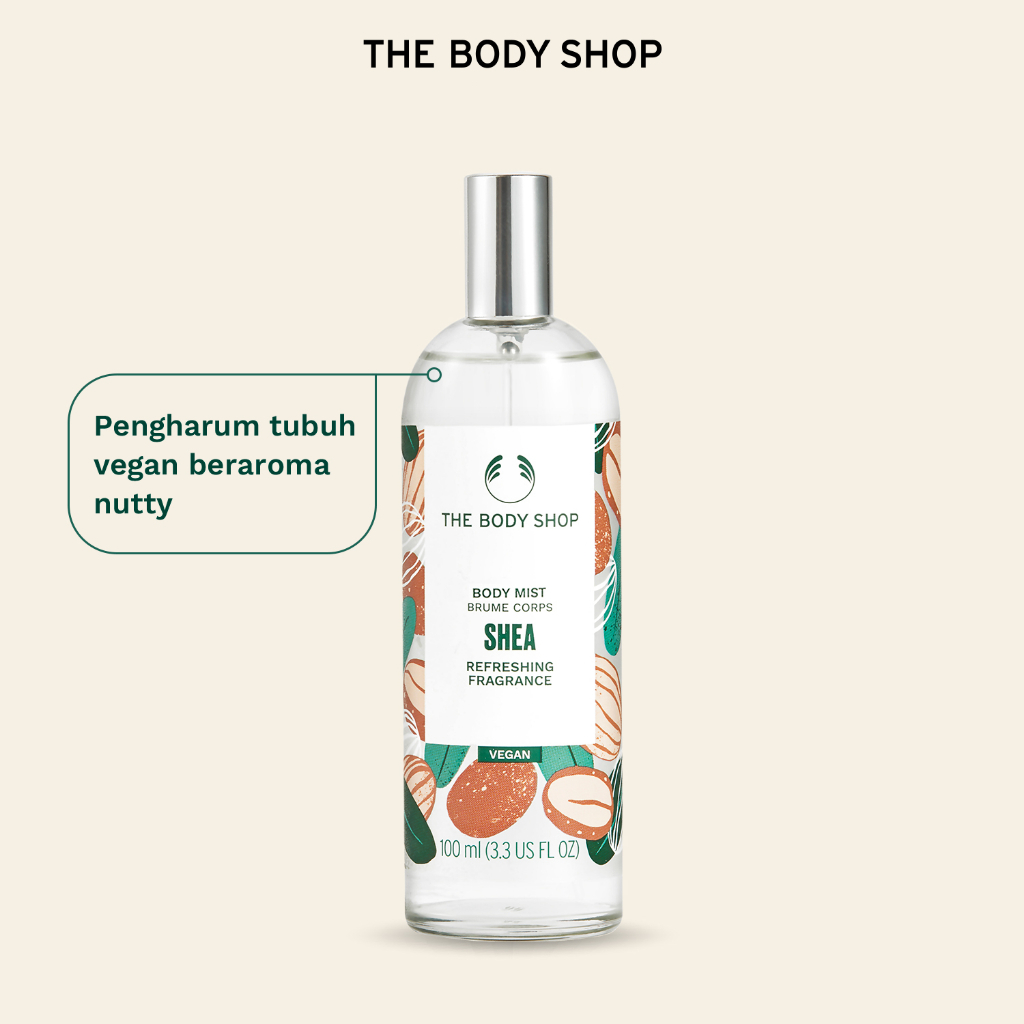 [ORIGINAL] The Body Shop - Shea Body Mist 100ml / Parfum