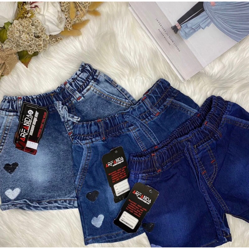 Celana Hotpants Anak Jeans Cewek