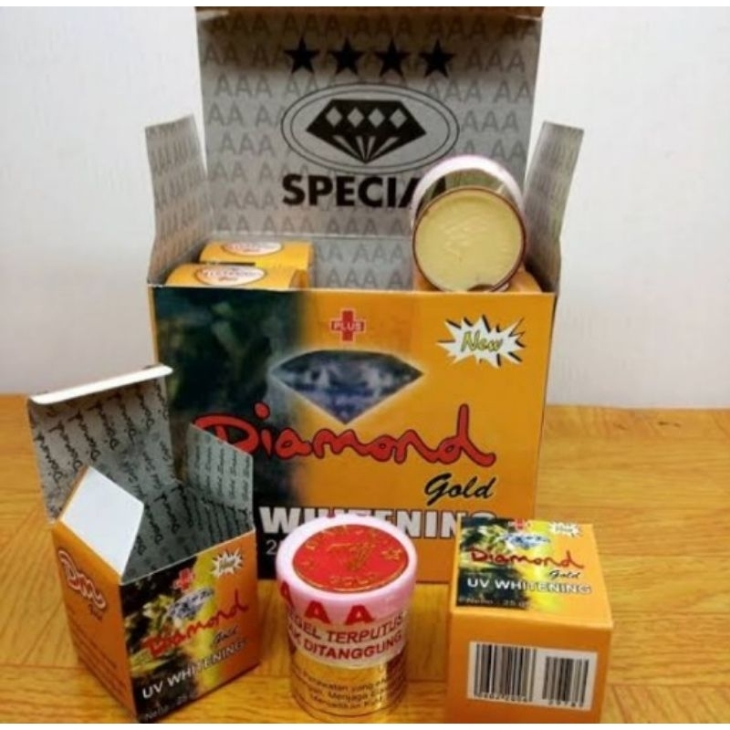 Cream Diamond Gold Segel AAA - Cream DM Gold UV Whitening