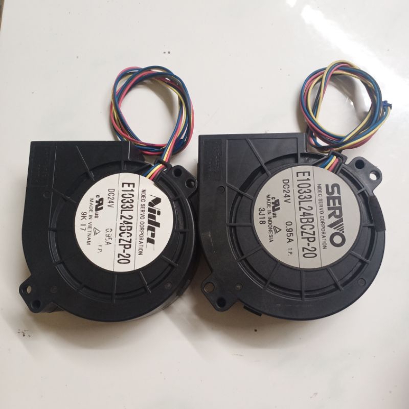 kipas blower keong NIDEC  24volt 0,95 Amper high speed