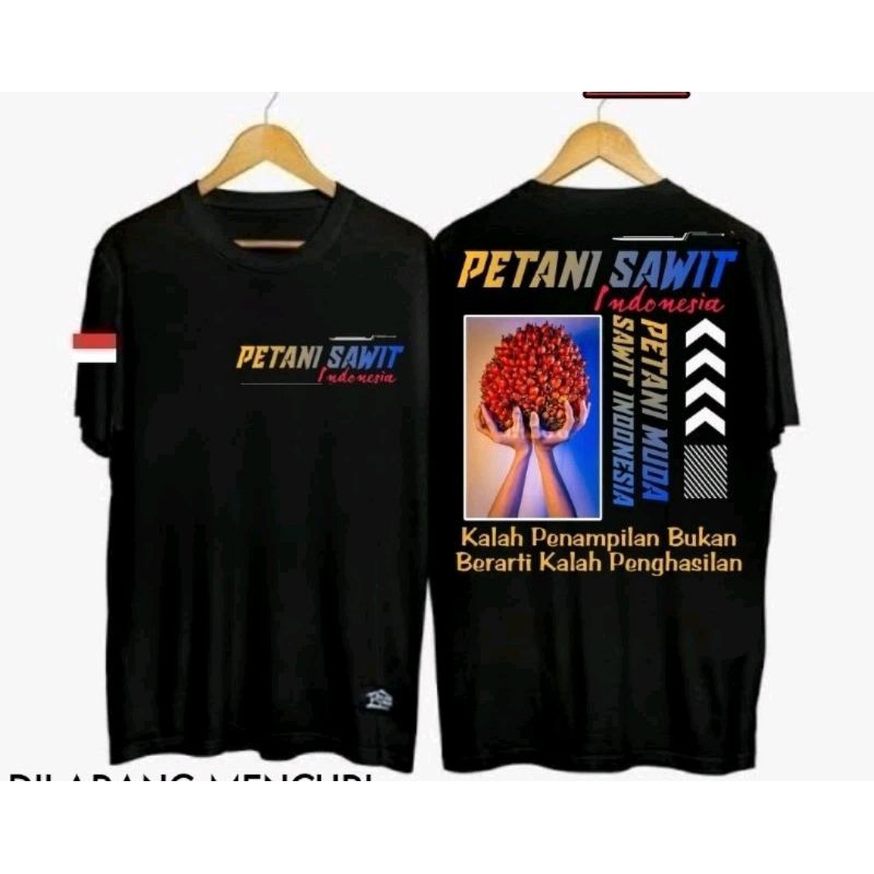 KAOS PETANI SAWIT INDONESIA SABLON DTF// KAOS PETANI SAWIT