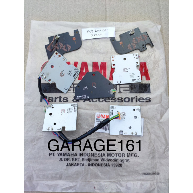 papan pcb led lampu depan yamaha xmax original pcb led
