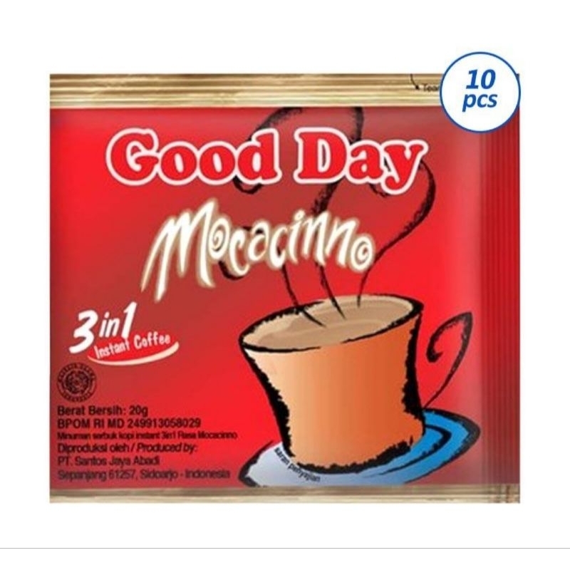 

KOPI GOOD DAY MOCACINNO 10 SACHET