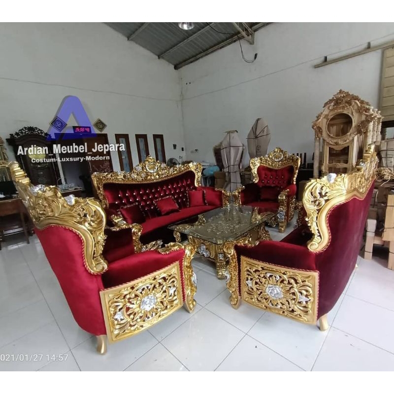 kursi tamu ukir model belagio/sofa tamu ukir jati jepara
