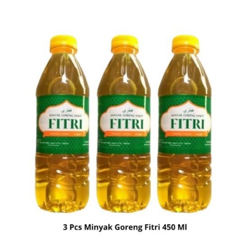 

MINYAK GORENG FITRI 450ML ISI 3 BOTOL