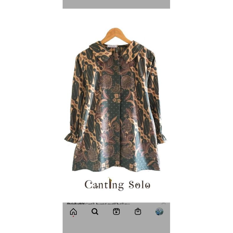 Batik Canting Solo "Kamila Blouse"