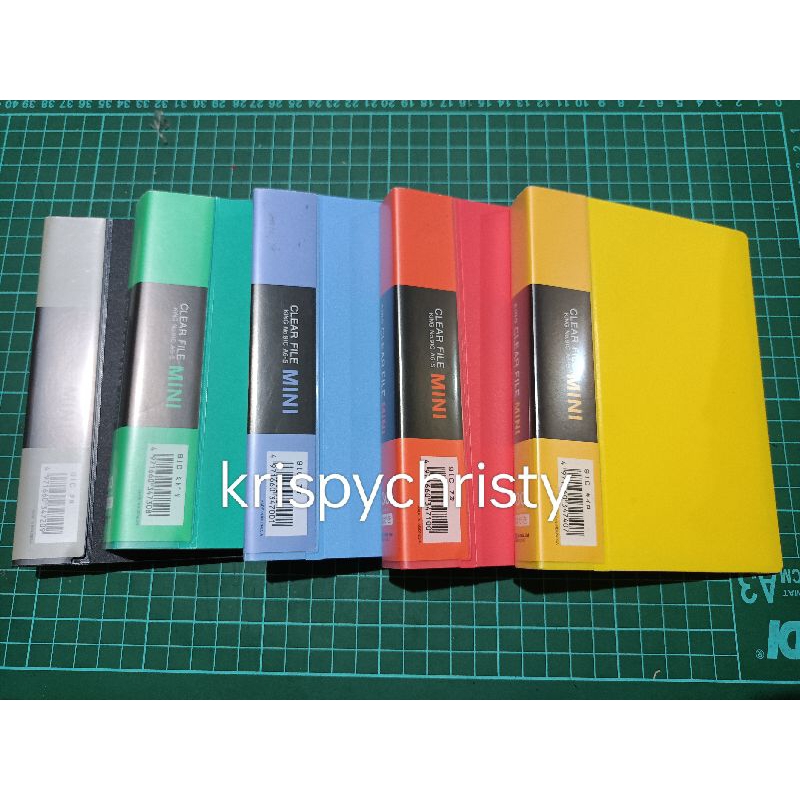 

CLEARANCE SALE!!! king jim clear file mini No. 91c A6-s / album foto ukuran A6/ postcard/ 3R isi 30 poket murah