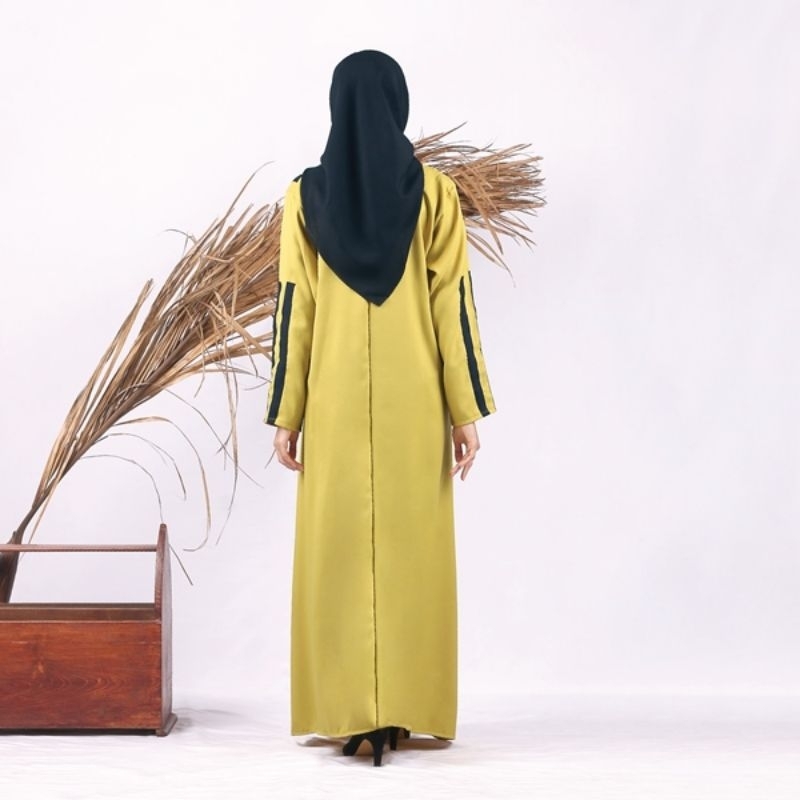 Gamis Wanita MC 288 Lime| Pakaian Wanita MC 288| Baju Wanita MC 288