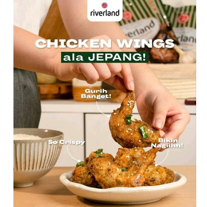 riverland kici kici chicken / chicken wings ala jepang / kici-kici ayam jepang