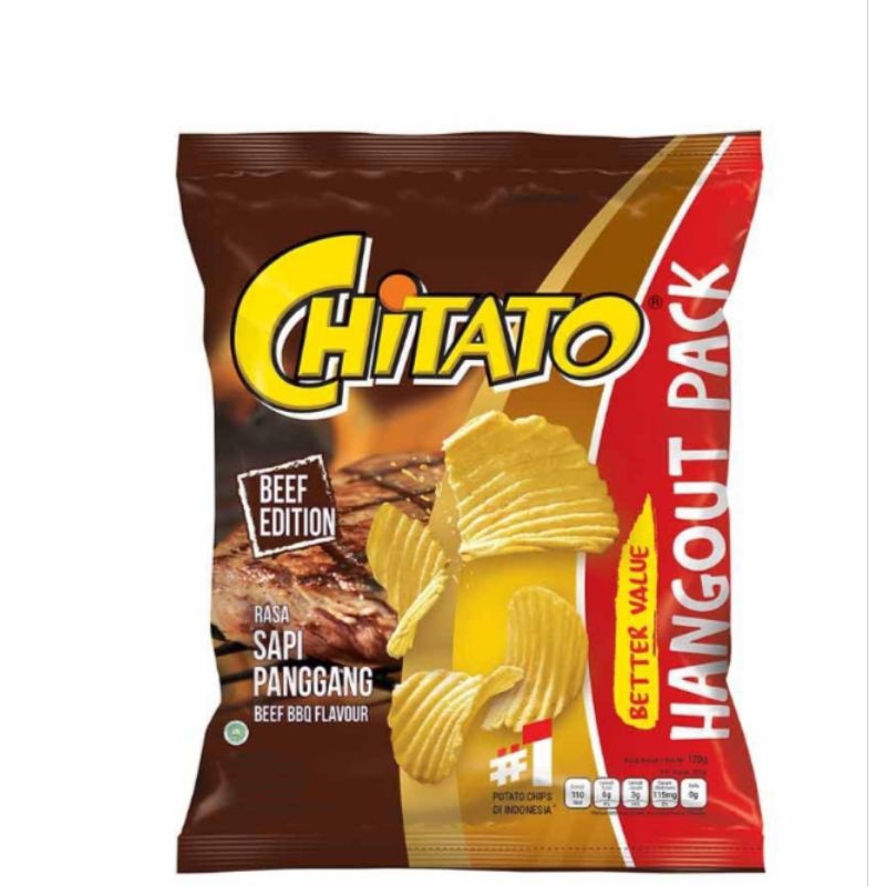 

Chitato Snak Potato Chips Rasa Sapi Panggang 120G