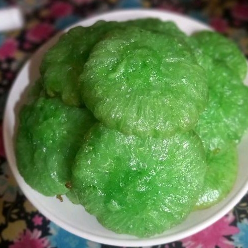 

Kue Cucur pandan dan gula merah