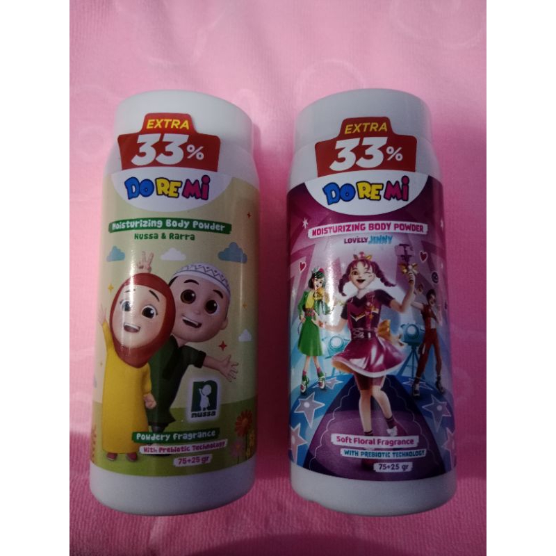 Doremi Body Powder 75gr  + 25 gr
