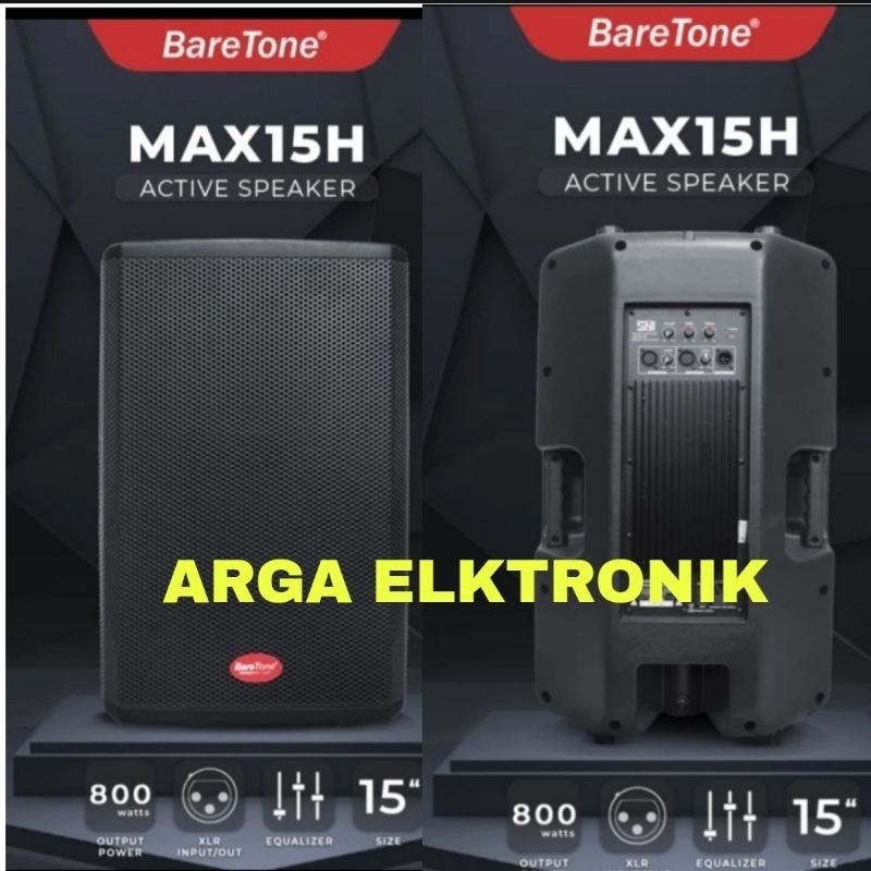 speaker aktif baretone max15h 15inch original