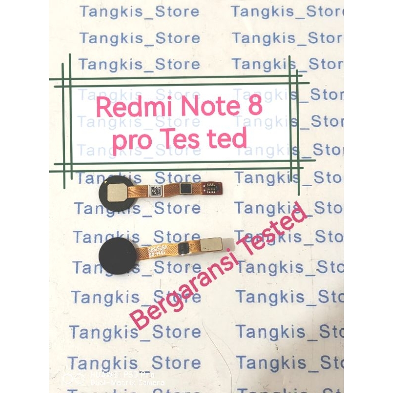 Flexibel Fingerprint  Original 100% Xiaomi Redmi note 8 pro   Sidik Jari cabutan