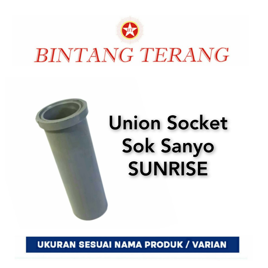 union sok 1" /union soket / water mur kopling sanyo / Sok Pompa / union sock