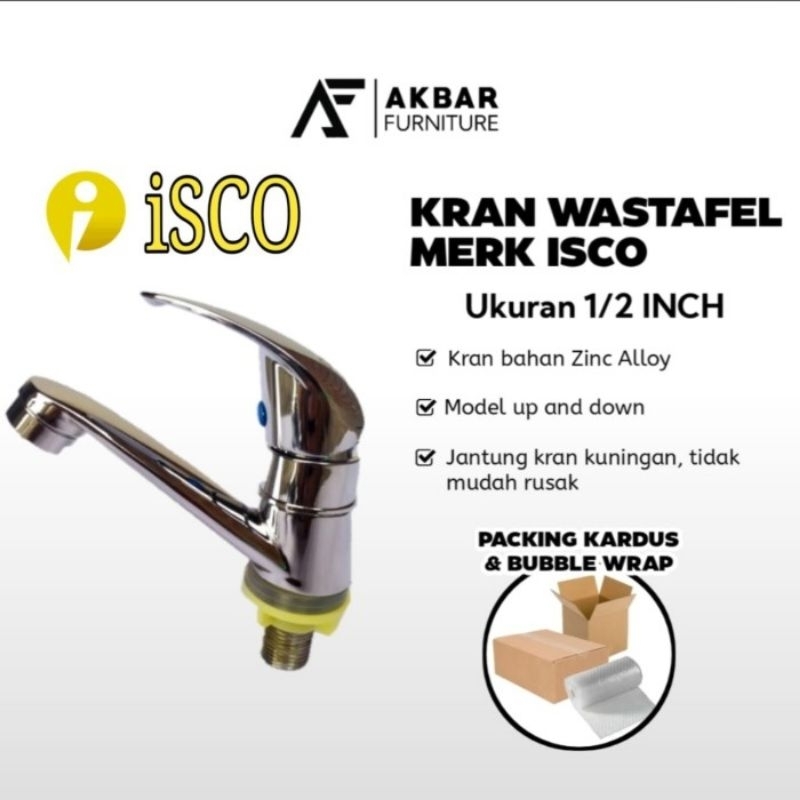 Kran Washtafel Up n Down/ Jungkit Merk Isco