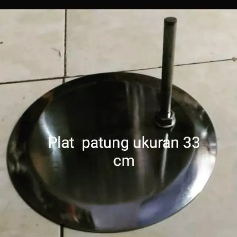 PLAT PATUNG UKURAN 33 CM / Plat Besi Patung Full Body Stand Tatakan Kaki Patung