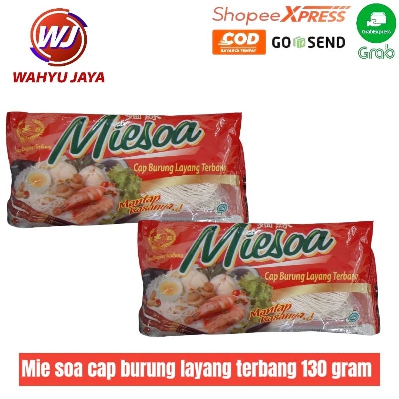 

Mie soa cap burung layang terbang 130 gram