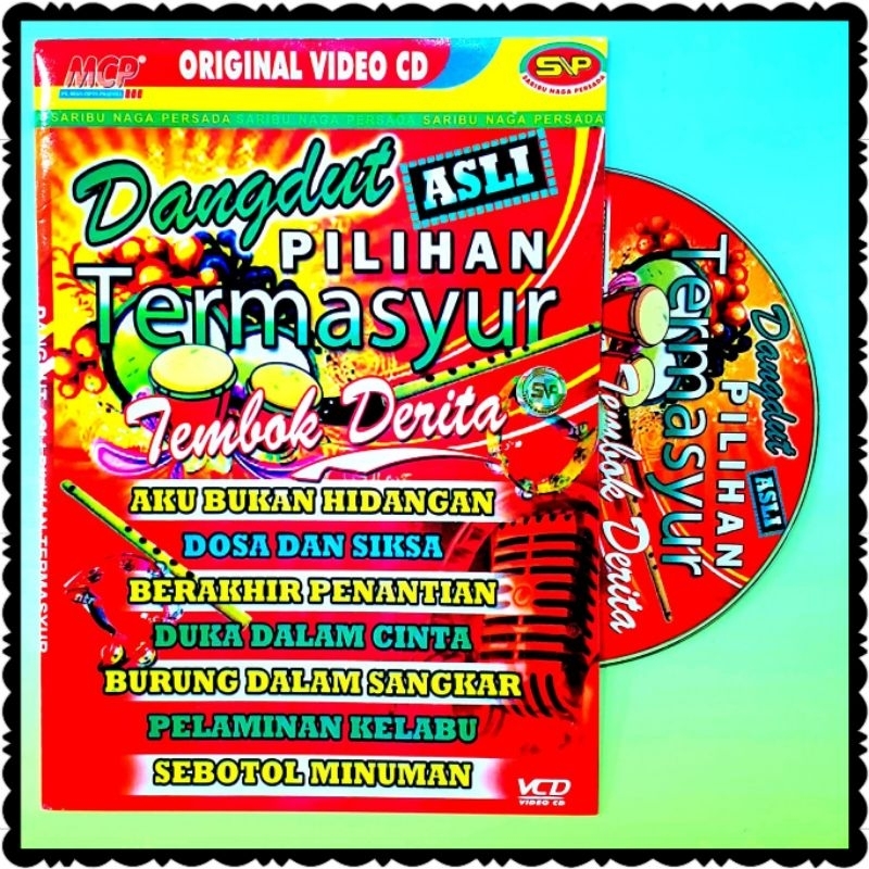 KASET ORIGINAL VCD LAGU KARAOKE DANGDUT LEGENDARIS-KASET VCD LAGU DANGDUT KARAOKE-VCD KARAOKE-KASET 