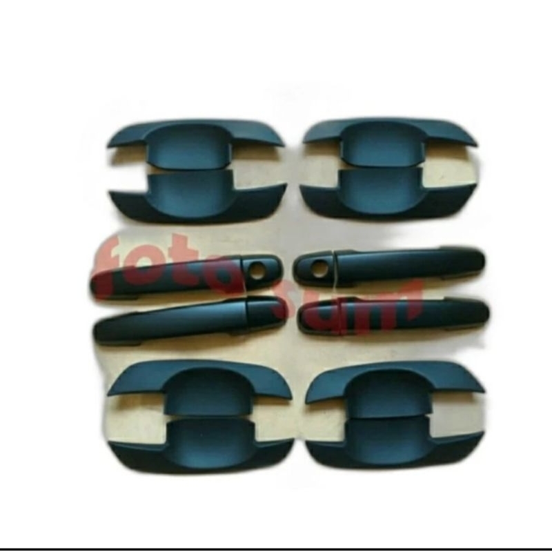 Paket Outer Cover Handle Hitam Doff Mobil Toyota Vios 2003-2012