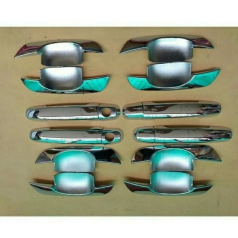 Paket Outer Cover Handle Mobil Toyota Vios 2003-2012 Chrome