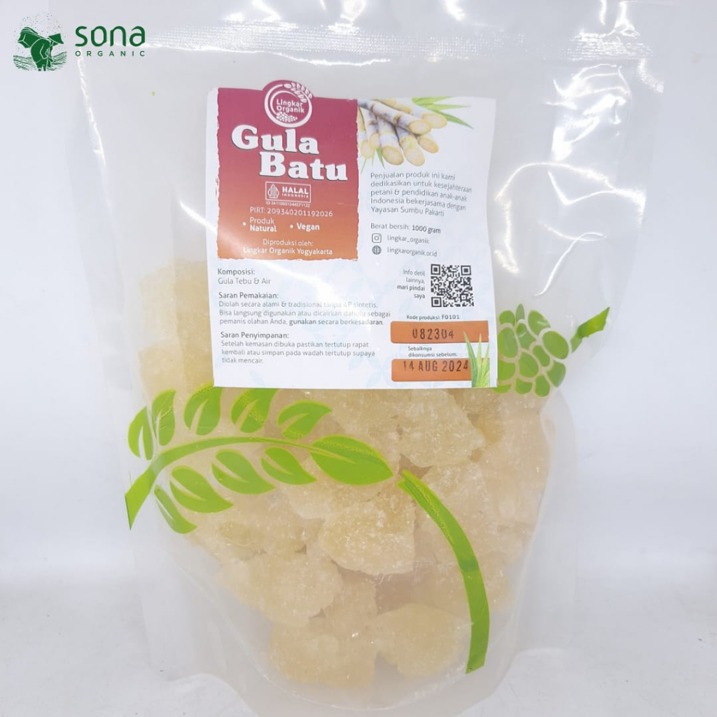 

Gula Batu Natural 1 kg - Lingkar Organik