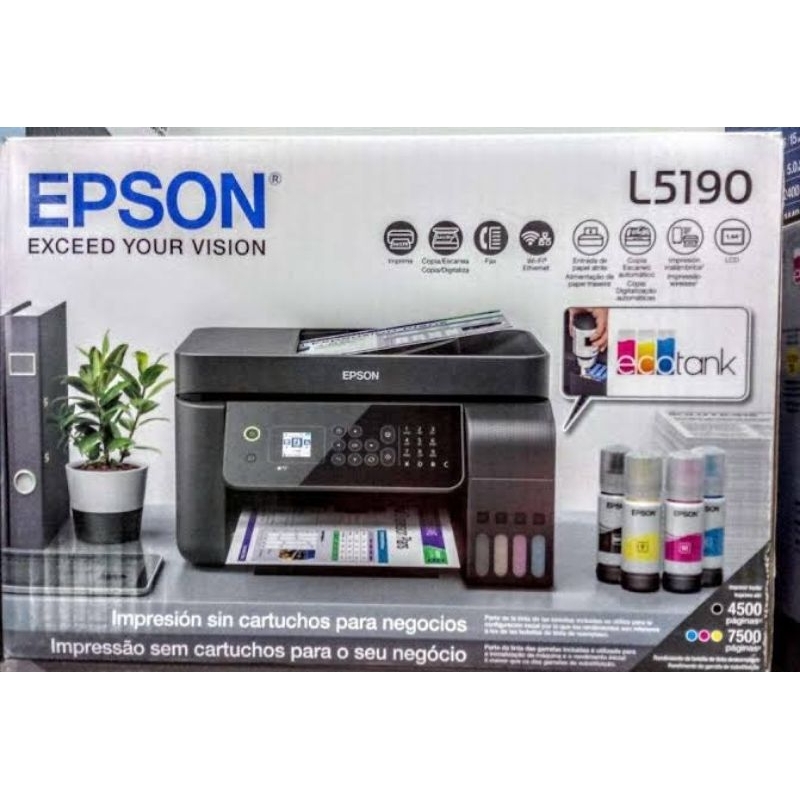 printer epson L5290 print scan f4 fotokopi f4 with ADF garansi resmi