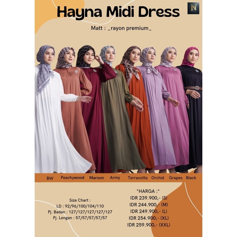 Hayna Midi Dress