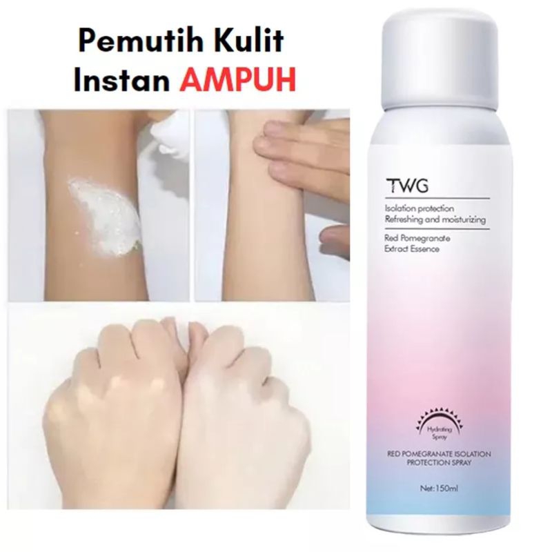 Lotion Spray Hanbody Pemutih Tangan Dan muka Ekstra Cepat Body Lotion Pemutih Kulit Permanen Instan