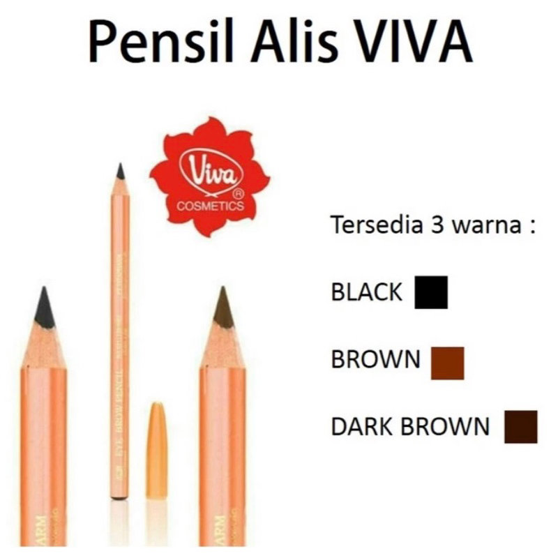 PENSIL ALIS VIVA ORIGINAL CELAK ALIS VIVA