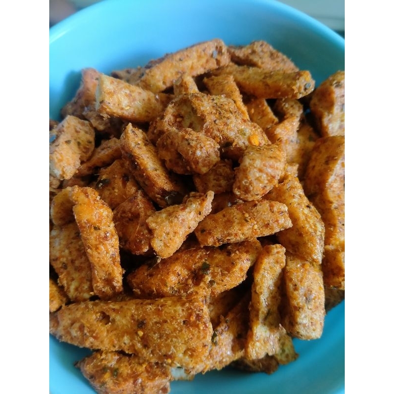 

basreng pedas daun jeruk 1/2kg combo keripik manis 1/2kg