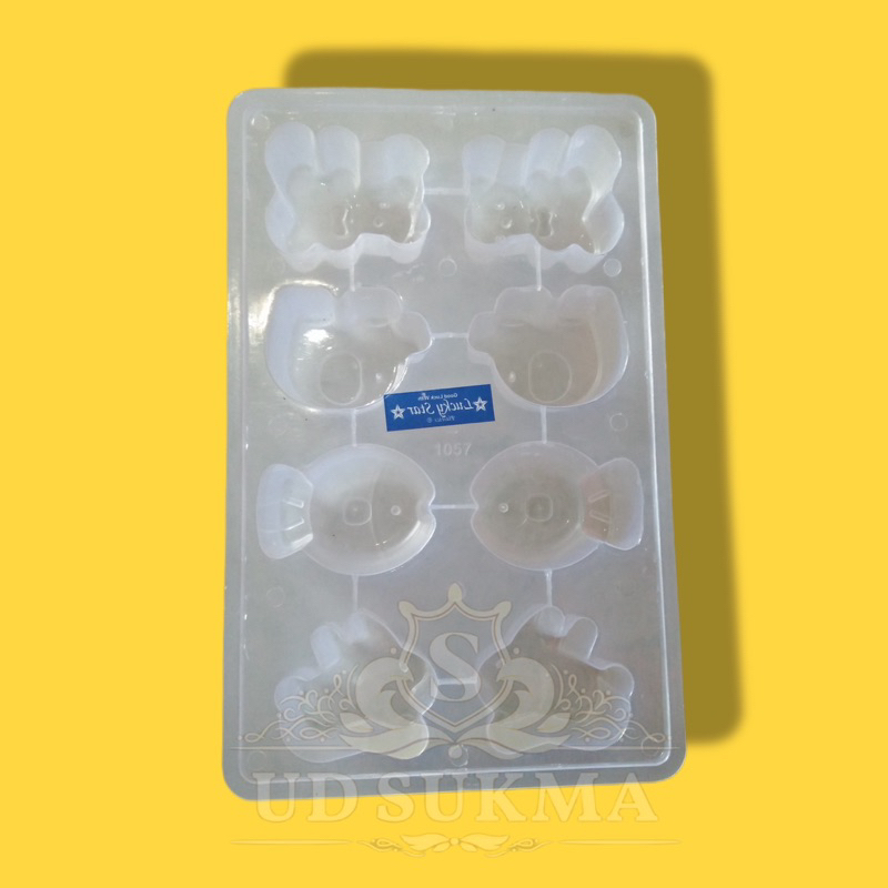 Cetakan jelly karakter kosuka plastik lucky star
