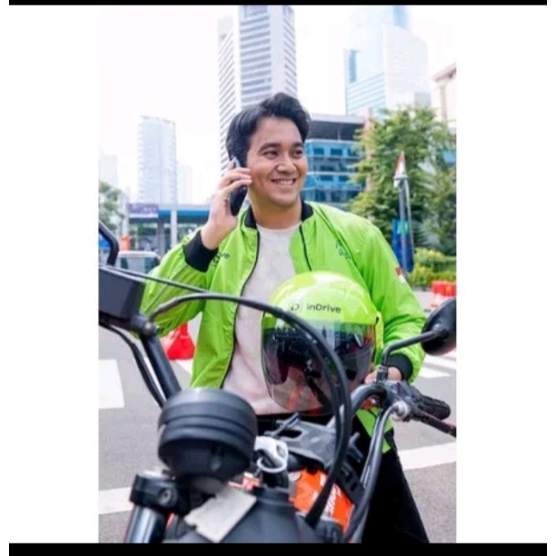 official jaket Resmi inDriver Motor Indonesia