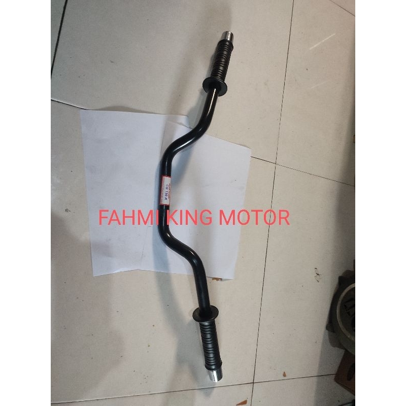 STANG SETIR HITAM MODEL CB150R SET HANDGRIP DAN BANDUL NYA UNIVERSAL MOTOR