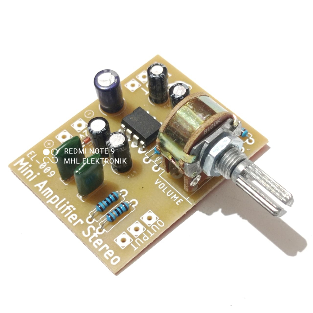 KIT MINI AMPLIFIER STEREO HEADPHONE PRODUK ELITE PCB FIBER FR4