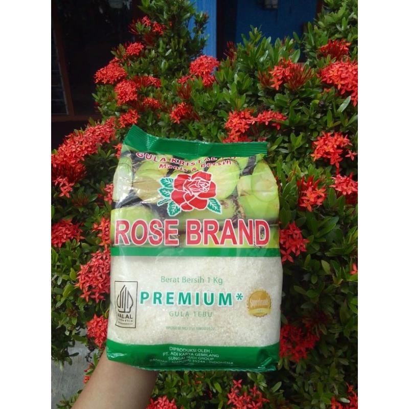 

ROSE BRAND GULA PUTIH PREMIUM 1KG