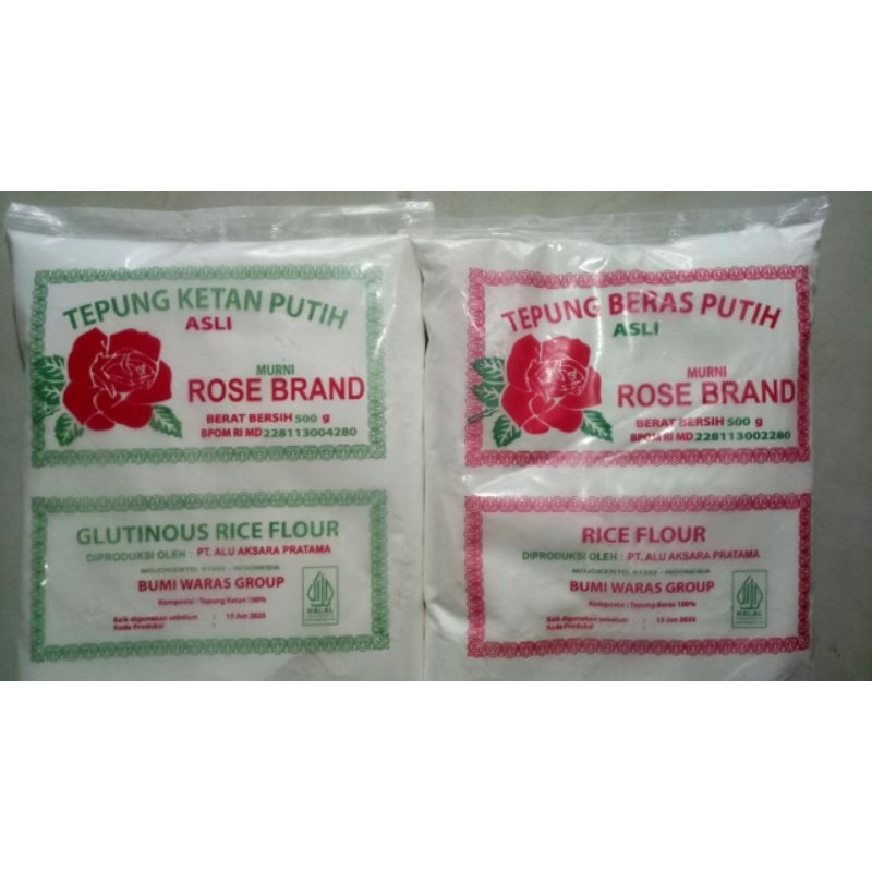 

Tepung beras dan tepung ketan Rosebrand