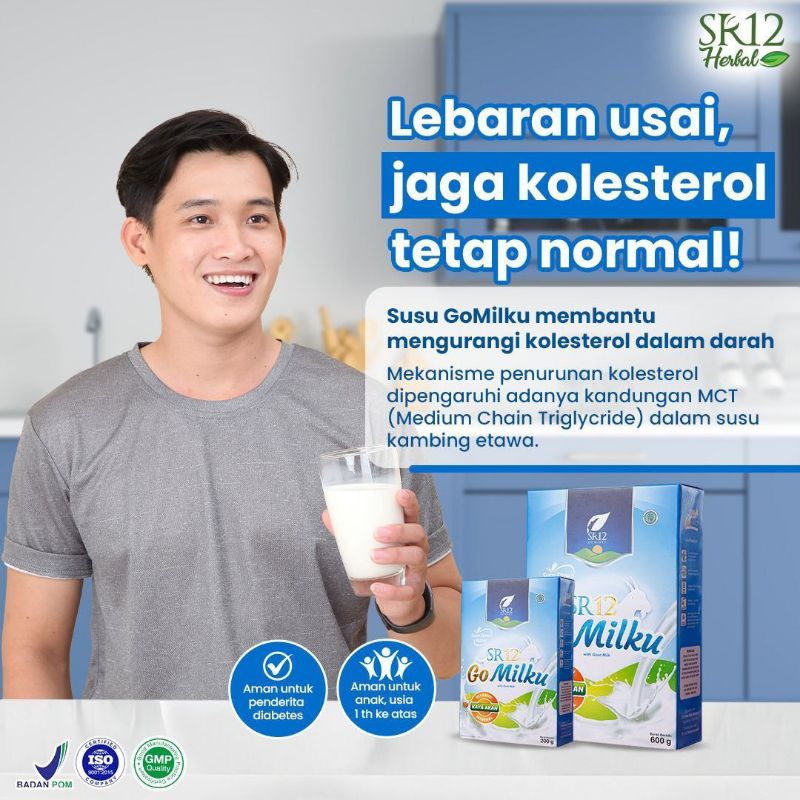 

Susu sehat Gomilku dari SR12 varian rasa 200gr dan 600gr