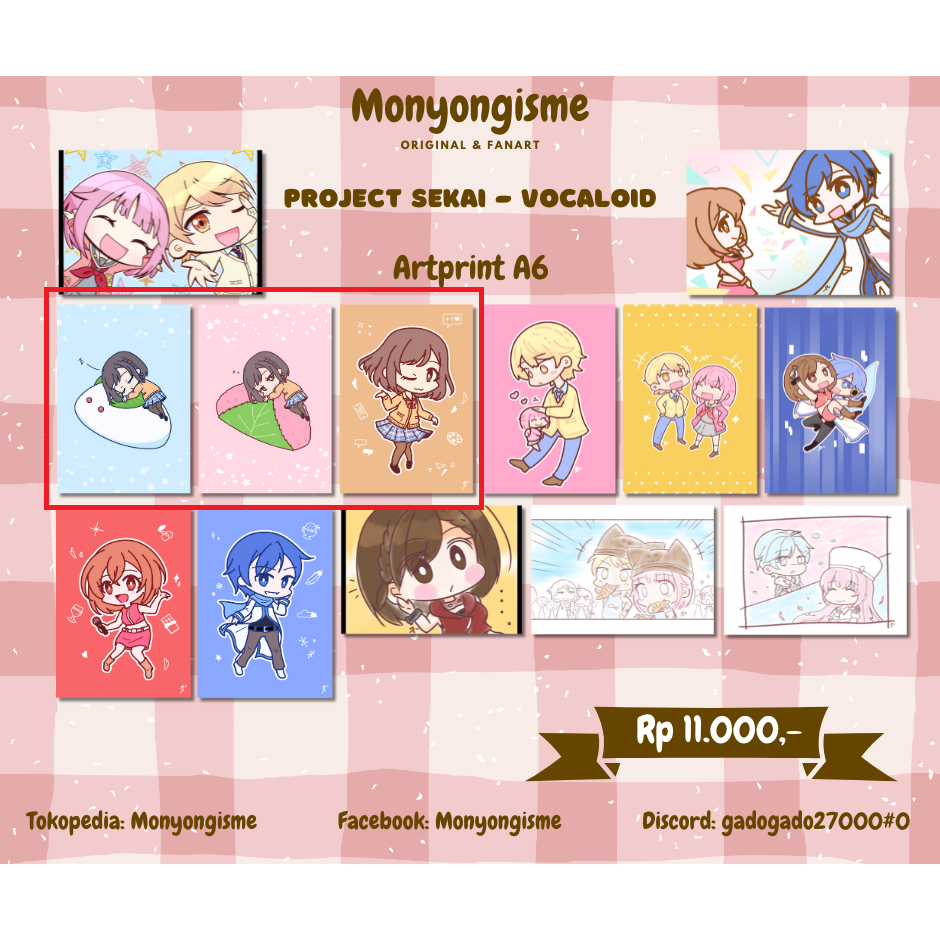

Artprint Project Sekai (Shinonome Ena) fanart chibi