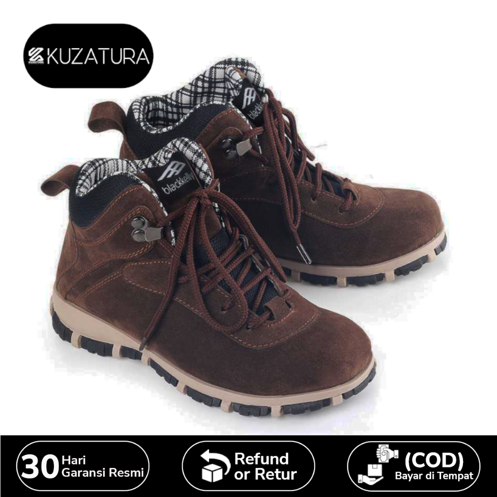 Sepatu Boots Anak Laki Outdoor Tactical Hiking Gunung Safety Casual Suede Kokoh Kuat Nyaman Trendi