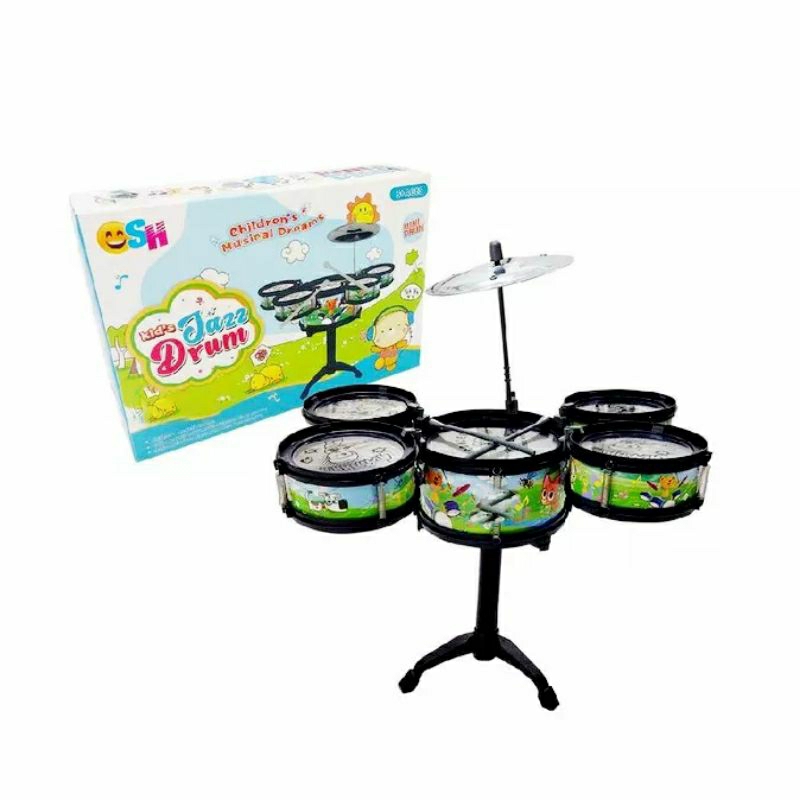 Mainan Juzz Drum SH 1232 Mainan Anak Anak Little Jazz Drum Set 6 in 1 / Mainan Anak Kecil