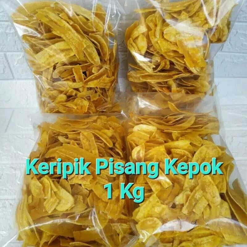 

Keripik Pisang / Kripik Pisang Kepok Rasa Asin Manis Asli Olahan Dapur