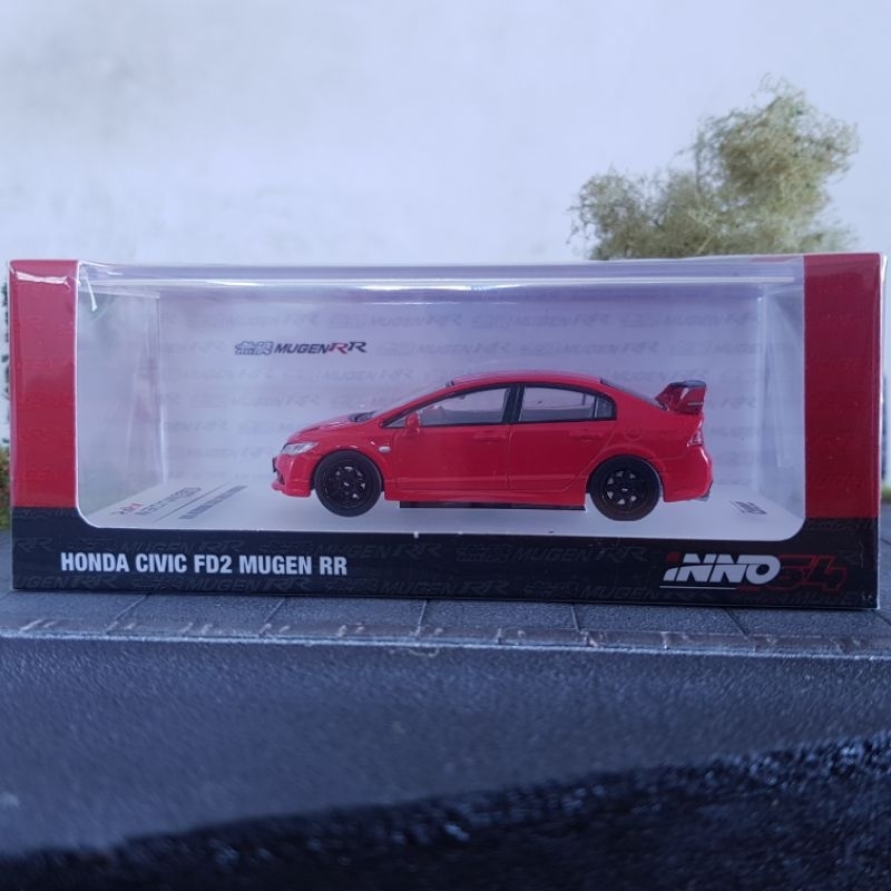 Inno64 Honda Civic FD2 Mugen RR Red