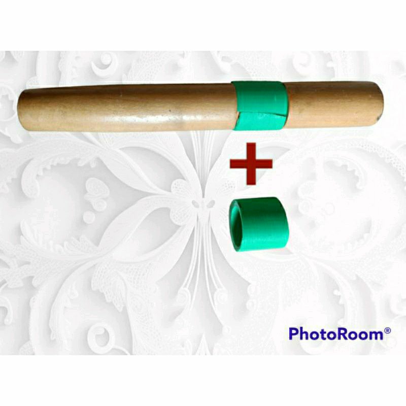 Klem Egrek kayu putar otomatis plus cadangan karet klem dalam