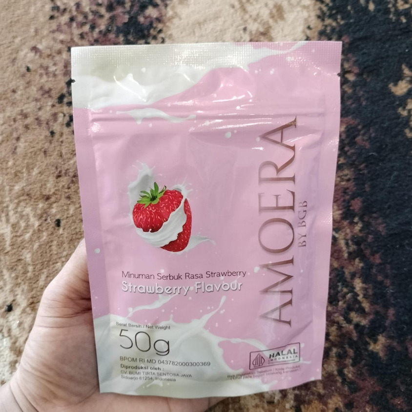 

New AMOERA Minuman Serbuk Rasa Strawberry By BGB