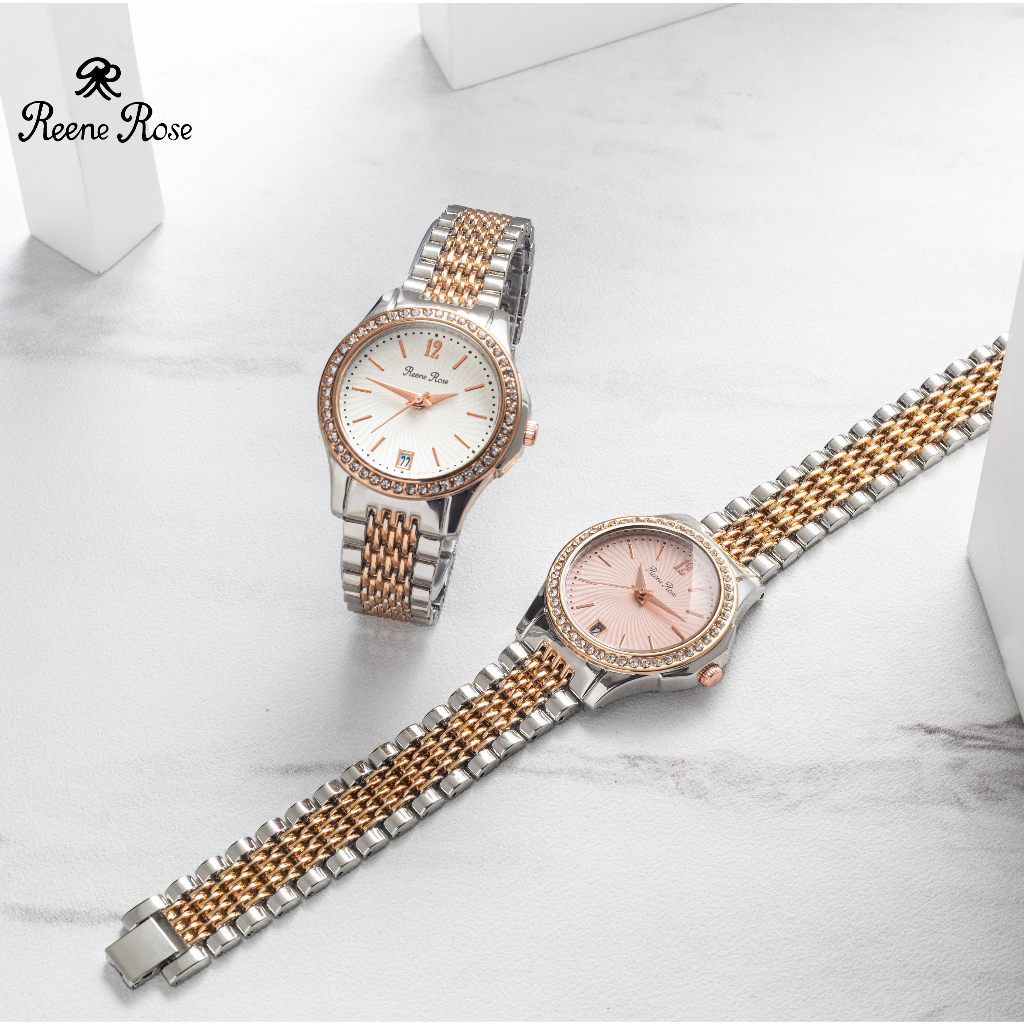 Qsn - Reene Rose - Rantai Wanita Analog Anna Luxury Watch
