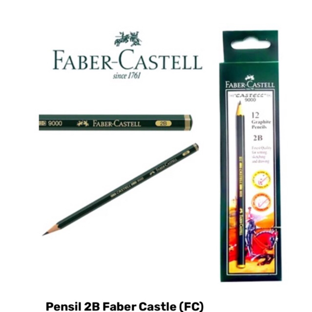 

Pensil 2B faber castel